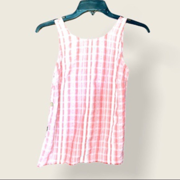 Boho Striped side button Tank - Picture 2 of 2